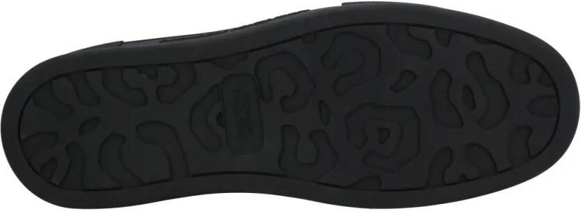 alexander mcqueen Low-Top Sneakers Deck Plimsoll In Black Silver in zwart