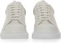 Alexander mcqueen Low-Top Sneakers Oversized Calfskin Sneakers With Suede Heel Tab in wit - Thumbnail 2