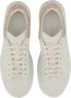 Alexander mcqueen Low-Top Sneakers Oversized Calfskin Sneakers With Suede Heel Tab in wit - Thumbnail 4