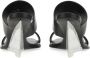 Alexander mcqueen Sandalen Leather Sandal in zwart - Thumbnail 3
