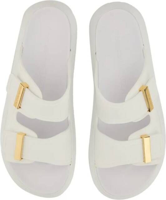 alexander mcqueen Sandalen Oversize Hybrid Sandal in wit