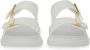 Alexander mcqueen Sandalen Oversize Hybrid Sandal in wit - Thumbnail 3