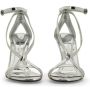 Alexander mcqueen Sandalen Sandal "Armadillo" in zilver - Thumbnail 2