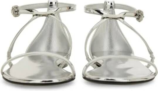 alexander mcqueen Sandalen Strappy Sandal in zilver