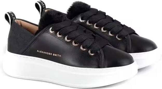 Alexander Smith Low-Top Sneakers Casual Black Trainers in zwart