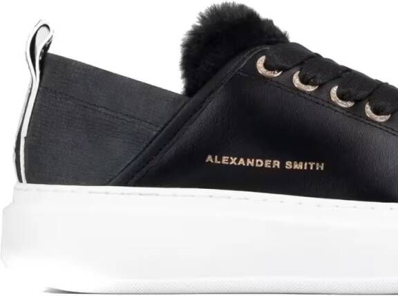 Alexander Smith Low-Top Sneakers Casual Black Trainers in zwart
