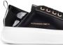 Alexander Smith Low-Top Sneakers Glossy Black Cow Leather Trainers in zwart - Thumbnail 2