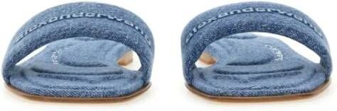 alexander wang Denim "Vy" Slipper in blauw