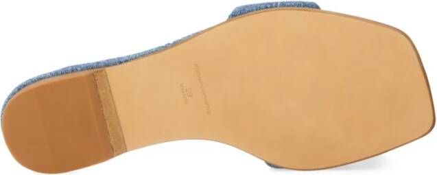 alexander wang Denim "Vy" Slipper in blauw