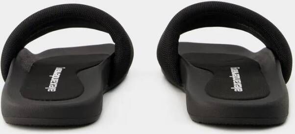alexander wang Sandalen Aw Pool Slides Nylon Black in zwart