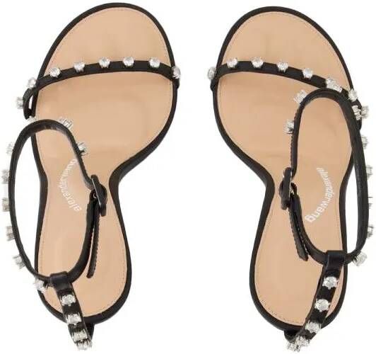 alexander wang Sandalen Nicki 105 Heeled Sandals Leather Black in zwart