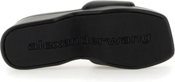 alexander wang Sandalen Sandal With Logo in zwart