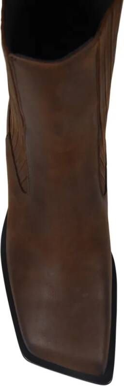 Amina Muaddi Boots Chiara Chelsea Boot 40 in bruin