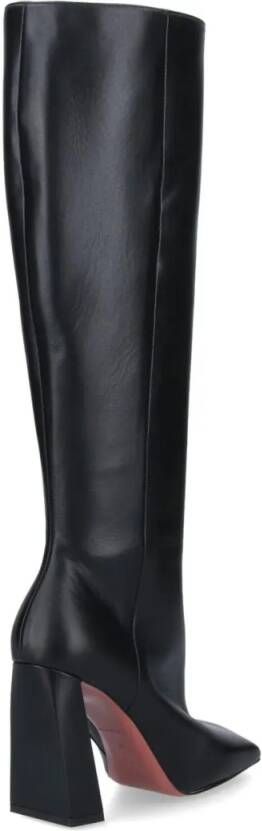 Amina Muaddi Boots "Marine" Boots – Black in zwart