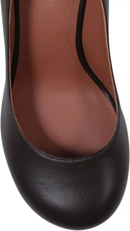 Amina Muaddi Hoge hakken Iris Pump 95 in bruin