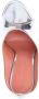 Amina Muaddi Sandalen "Anok Slipper" Pumps Mirrored Patent Calfskin in zilver - Thumbnail 3