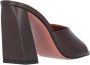 Amina Muaddi Sandalen Brigitte 95 Sandals In Brown Hammered Leather in bruin - Thumbnail 8