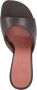 Amina Muaddi Sandalen Brigitte 95 Sandals In Brown Hammered Leather in bruin - Thumbnail 9