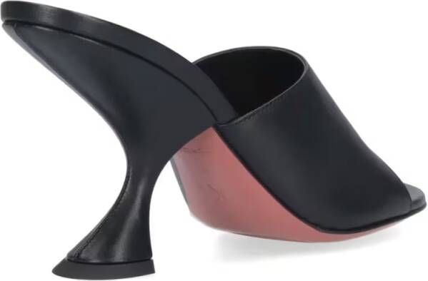 Amina Muaddi Sandalen "Lupita Slipper" Sandals Black in zwart
