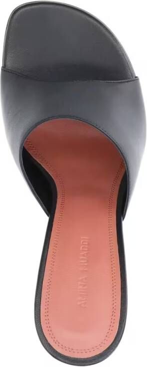Amina Muaddi Sandalen "Lupita Slipper" Sandals Black in zwart