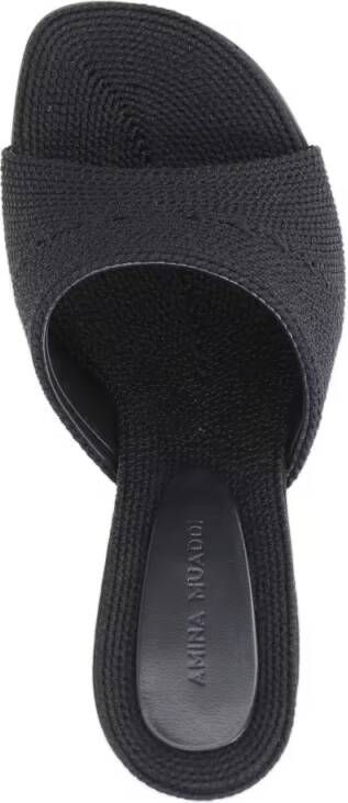 Amina Muaddi Sandalen "Taylor" Pumps Black in zwart