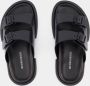 Ann Demeulemeester Sandalen Block Henri Sandals Black Leather in zwart - Thumbnail 2