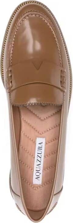 Aquazzura Aqua Loafer in bruin