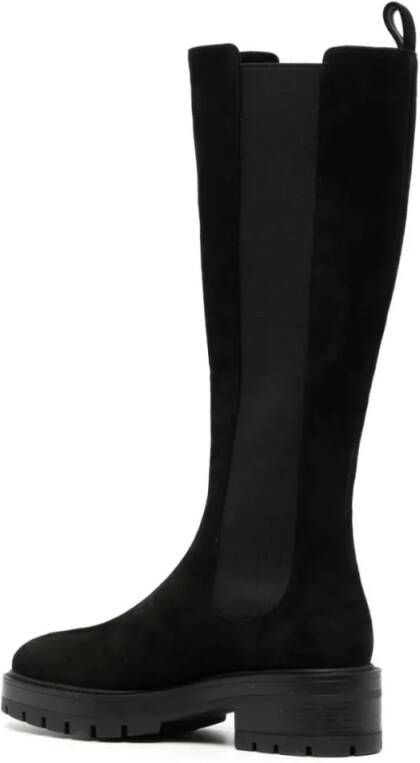 Aquazzura Boots Crosby Chelsea Boot Flat in zwart