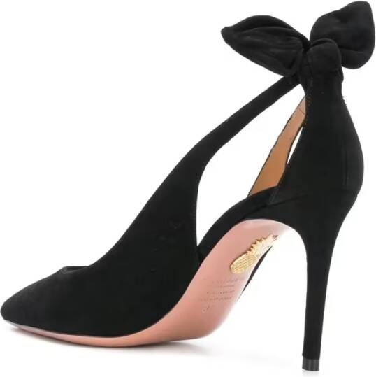 Aquazzura Hoge hakken Bow Tie 85Mm Pumps in zwart