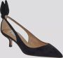 Aquazzura Hoge hakken Bow Tie Pump 50 in zwart - Thumbnail 2