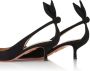 Aquazzura Hoge hakken Bow Tie Pump 50 in zwart - Thumbnail 2