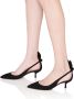 Aquazzura Hoge hakken Bow Tie Pump 50 in zwart - Thumbnail 3