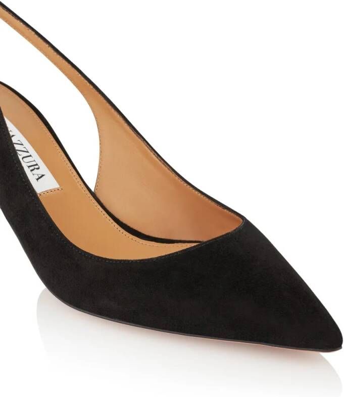 Aquazzura Hoge hakken Bow Tie Pump 50 in zwart