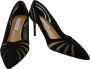 Aquazzura Hoge hakken Decolletu00E9 Nero in Suede in zwart - Thumbnail 4