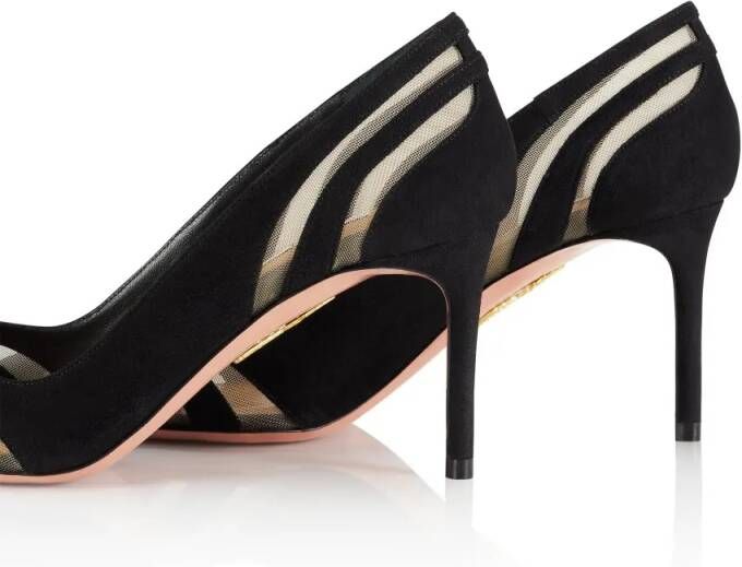 Aquazzura Hoge hakken The Spy Pump 75 in zwart