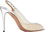 Aquazzura Sandalen Crystal Lover Sandal 105 in beige - Thumbnail 2