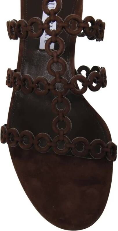 Aquazzura Sandalen Infinity Chain Sandal 35 in bruin
