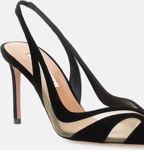 Aquazzura Sandalen Lune Sling 85 in zwart