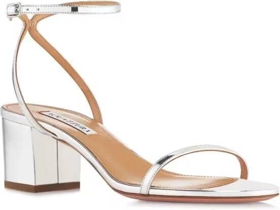 Aquazzura Sandalen Olie Sandal 50 in zilver