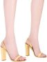 Aquazzura Sandalen So Nude Block Sandal 105 in goud - Thumbnail 4