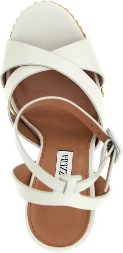 Aquazzura Sandalen 'Sunseeker' Sandals in wit