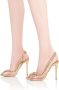 Aquazzura Sandalen Temptation Crystal Sandal 105 in goud - Thumbnail 4