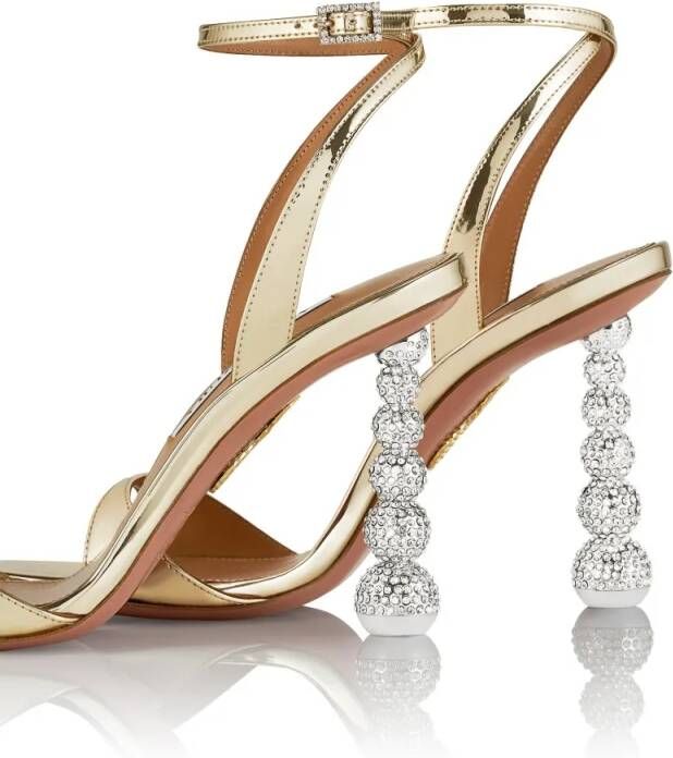Aquazzura Sandalen Yes Baby Sandal 95 in goud