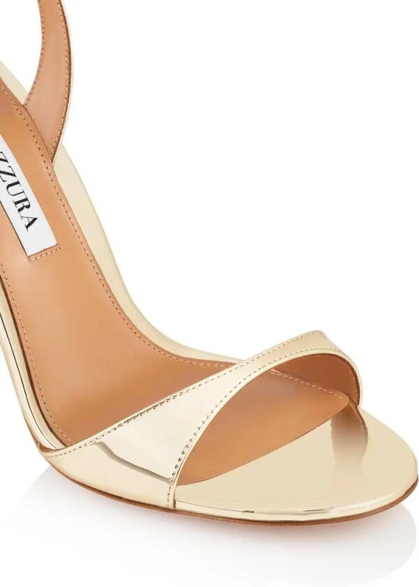 Aquazzura Sandalen Yes Baby Sandal 95 in goud