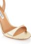 Aquazzura Sandalen Yes Baby Sandal 95 in goud - Thumbnail 4