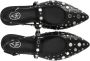 ASH Italia Brenda slingback in zwart leder met studs - Thumbnail 4