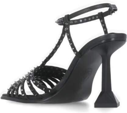Ash Hoge hakken Black Desire Heel Leather Shoes in zwart