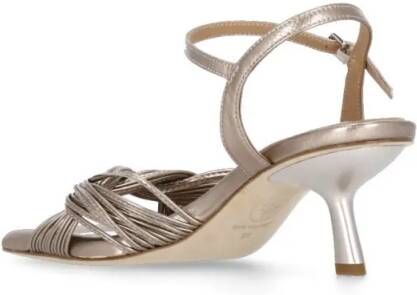 Ash Hoge hakken Gold Janis Leather Shoes in goud