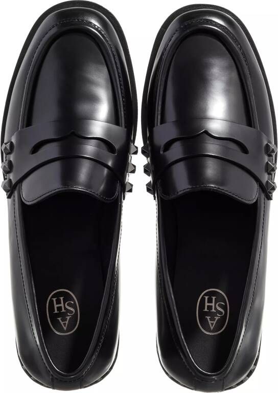 Ash Loafers Whisper Studs in zwart