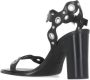 Ash Sandalen Black Leather Keira Heeled Sandals in zwart - Thumbnail 3
